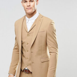 Super Skinny Fit Suits In Camel - Image 2