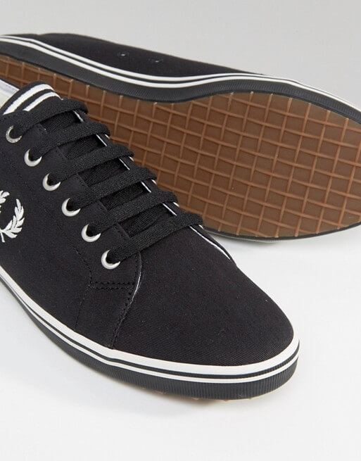 Fred perry kingston twill cheap plimsolls