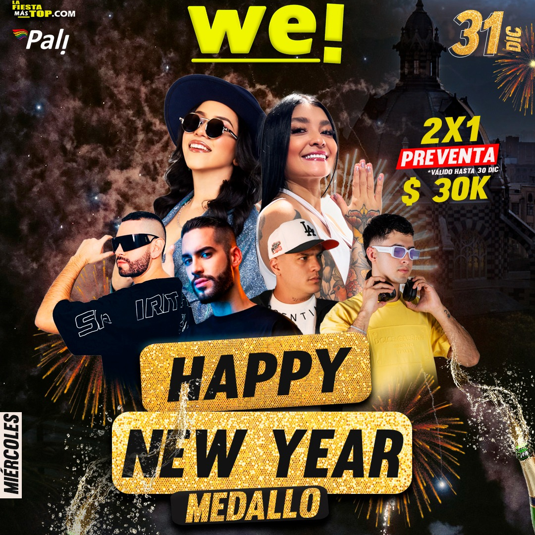 PREVENTA WE! NYE PREMIUM CLUB 2X1