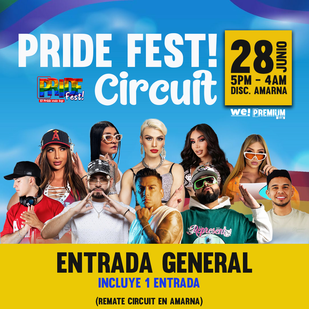 Pride Fest! Entrada General Individual
