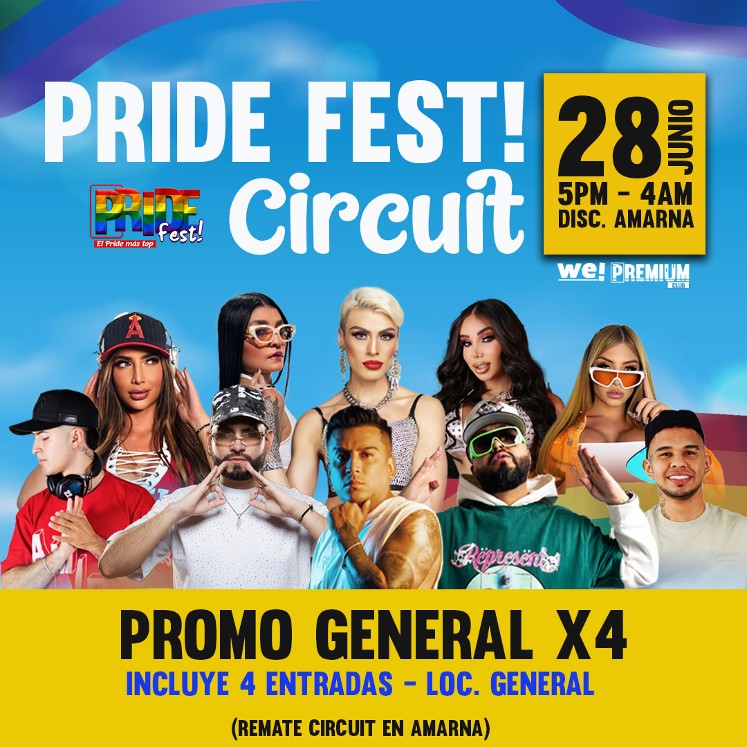 Pride Fest! General x4